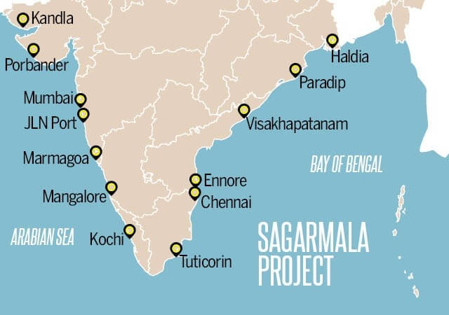 Sagarmala Project Map The Bastion