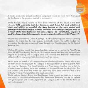 AIFF I-League Tussle